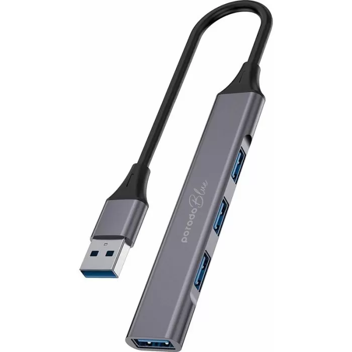 هاب 4 پورت USB پرودو مدل PB-USBA4H-BK