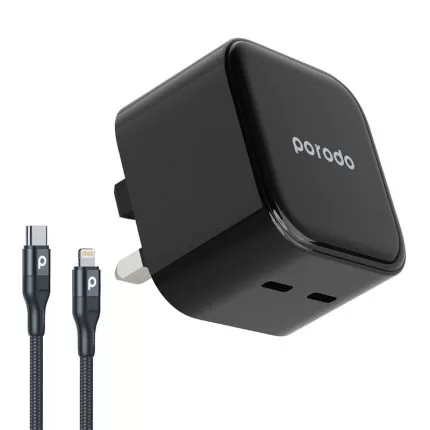 شارژر دوگانه USB-C پورودو مدل PD-FWCH012-L