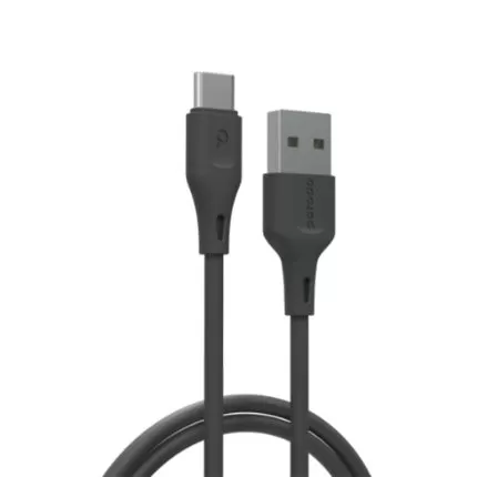 کابل شارژ تایپ-سی Porodo مدل PD-U2CC-BK